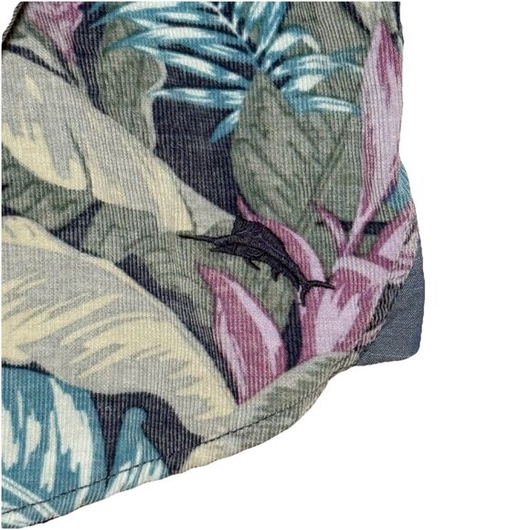 Tommy Bahama Men's Coastline Cord Lush Vines Leaf Print Corduroy Button Down XXL - Picture 6 of 16